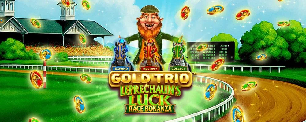 Gold Trio: Leprechaun's Luck Race Bonanza Free Slot