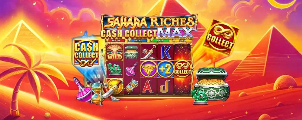 Sahara Riches: Cash Collect Max Free Slot