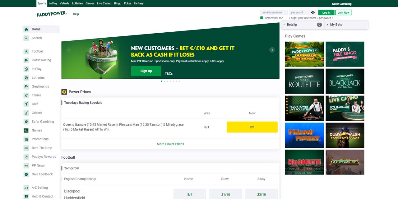 Paddy Power Casino